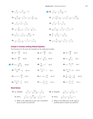 Rational expressions and rational equations | PDF
