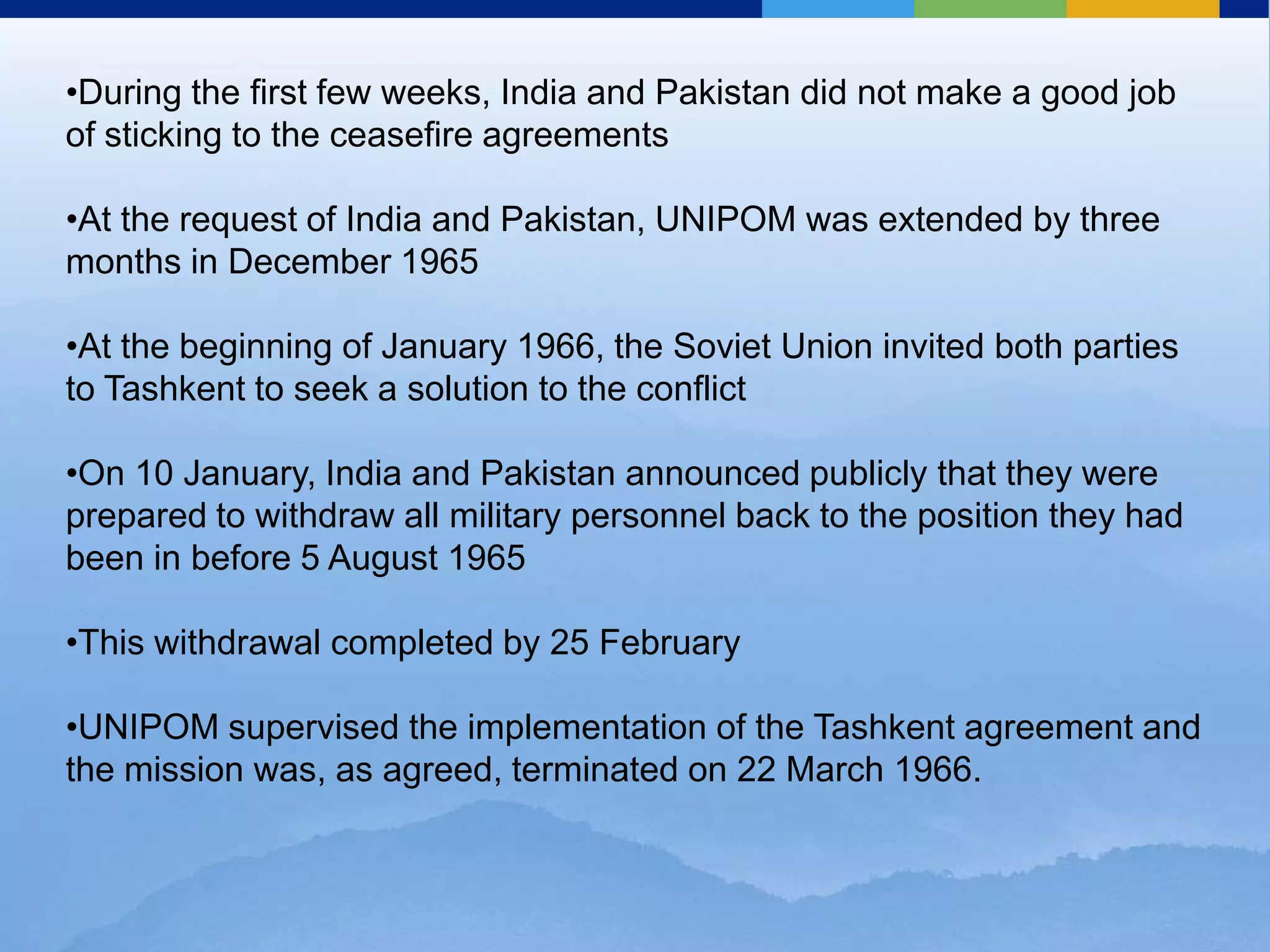 The Security Council resolution on 21 April 1948 which called upon both parties to implement a ceasefire