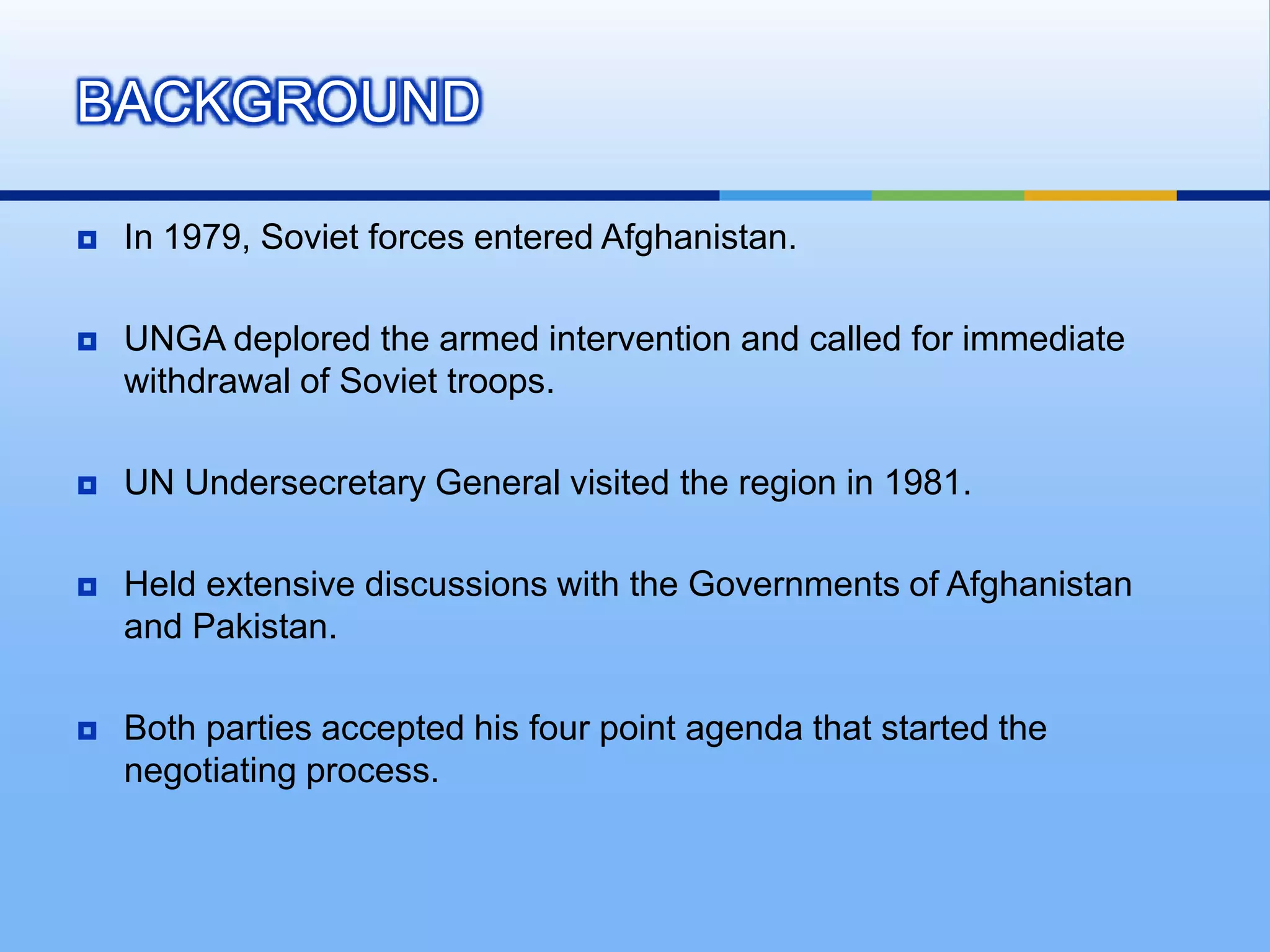 Resolution 211 of 20 September 1965, the Security Council called for a new ceasefire and asked Secretary-General U Thant "to provide the necessary assistance to ensure supervision of the ceasefire and withdrawal of all armed personnel" 