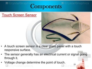 Touch Screen Sensor Example Display devices and TOUCH SCREEN TECHNOLOGY | PPTX