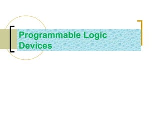 Programmable lrray Logic | PPT