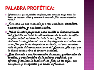 La Palabra Rema ano 2009