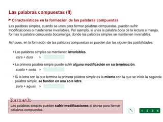 Palabras compuestas