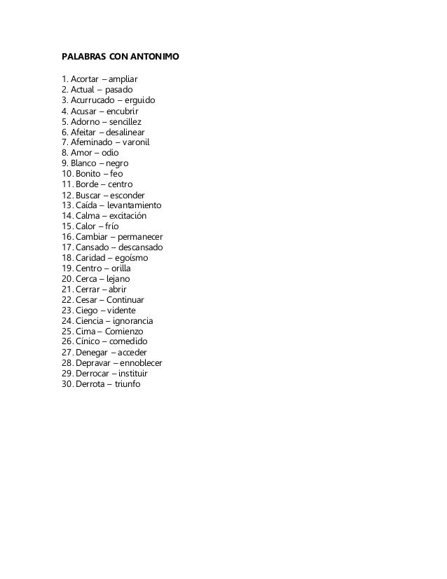 Antonimo De Descubrir Con 5 Letras