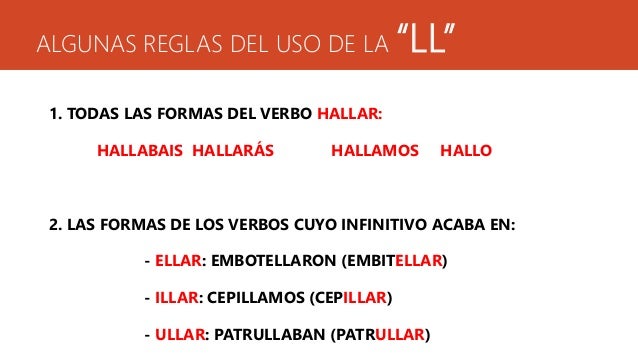 Palabras Con Ll