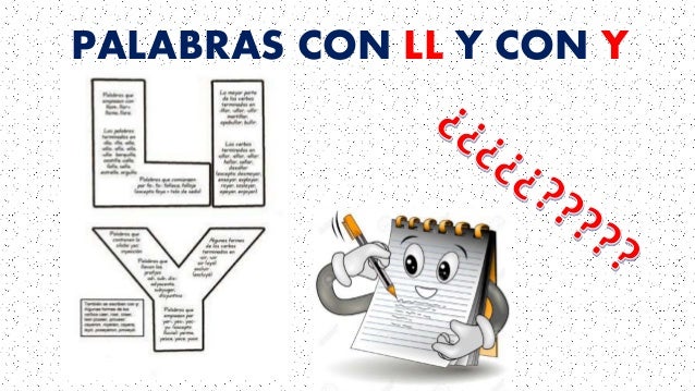 Palabras con ll y con y