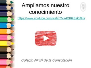 Ampliamos nuestro
conocimiento
https://www.youtube.com/watch?v=4CK6iSaQ7Hs
 