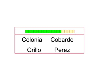 Colonia Cobarde
Grillo Perez
 