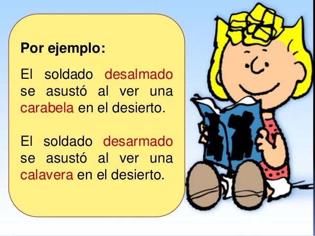Palabras parónimas