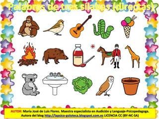 AUTOR: María José de Luis Flores. Maestra especialista en Audición y Lenguaje-Psicopedagoga.
Autora del blog http://lapsico-goloteca.blogspot.com.es LICENCIA CC (BY-NC-SA)
 