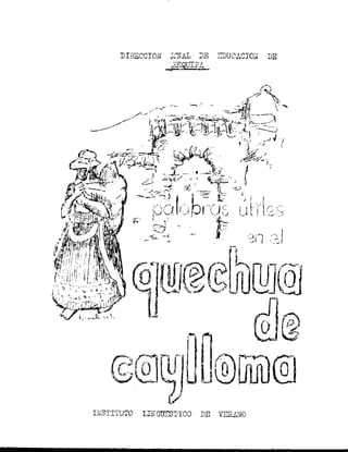 Palabras Quechua Arequipeño