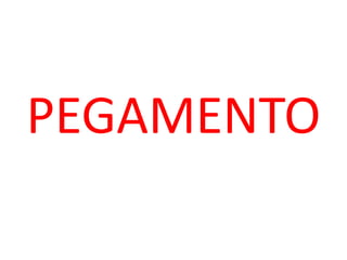 PEGAMENTO