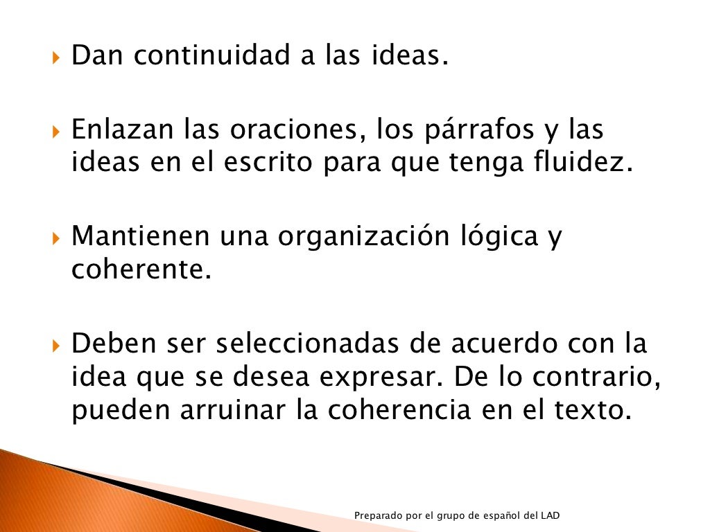 Palabras y frases de transición