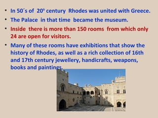 Rhodes: Palace of the Grand Masters - Students, Britannica Kids