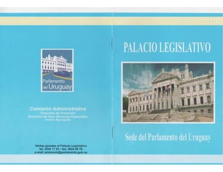 Palacio legislativo, sede del parlamento del uruguay