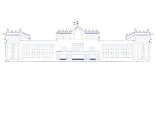 Palacio nacional para colorear