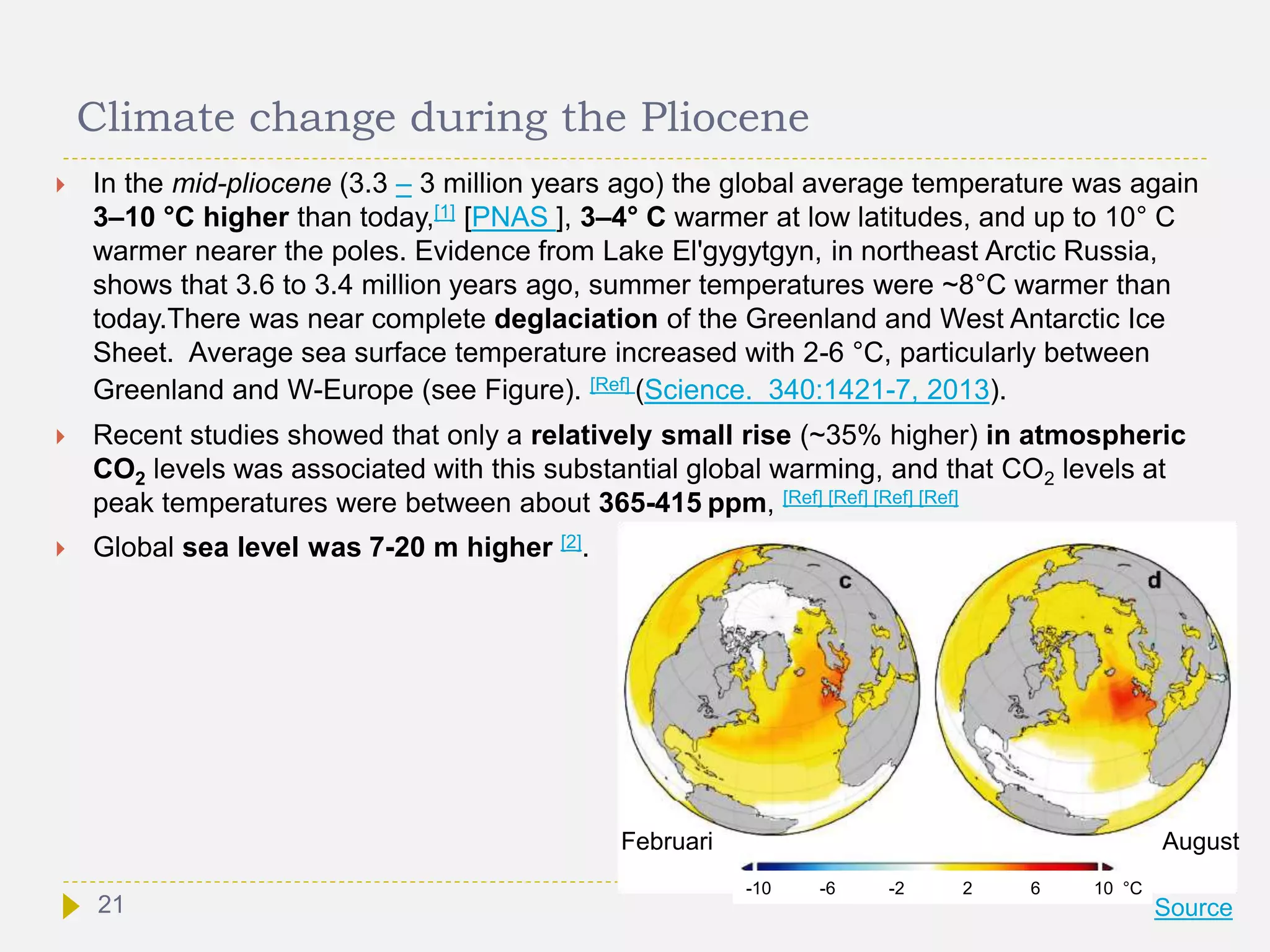 climate change in the past: Palaeoclimate | PPTX
