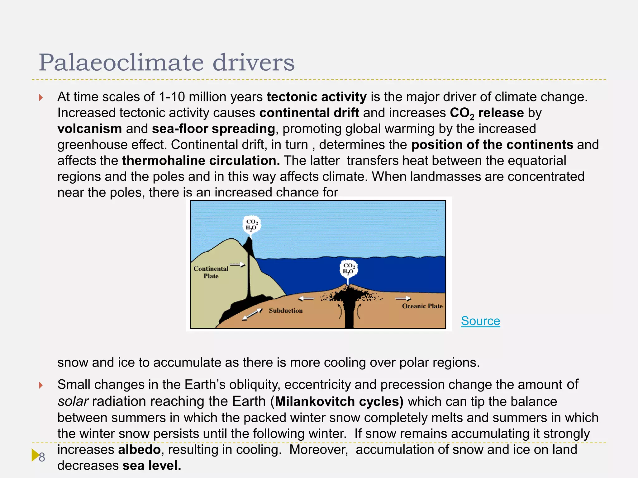 climate change in the past: Palaeoclimate | PPTX