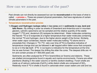 climate change in the past: Palaeoclimate | PPTX