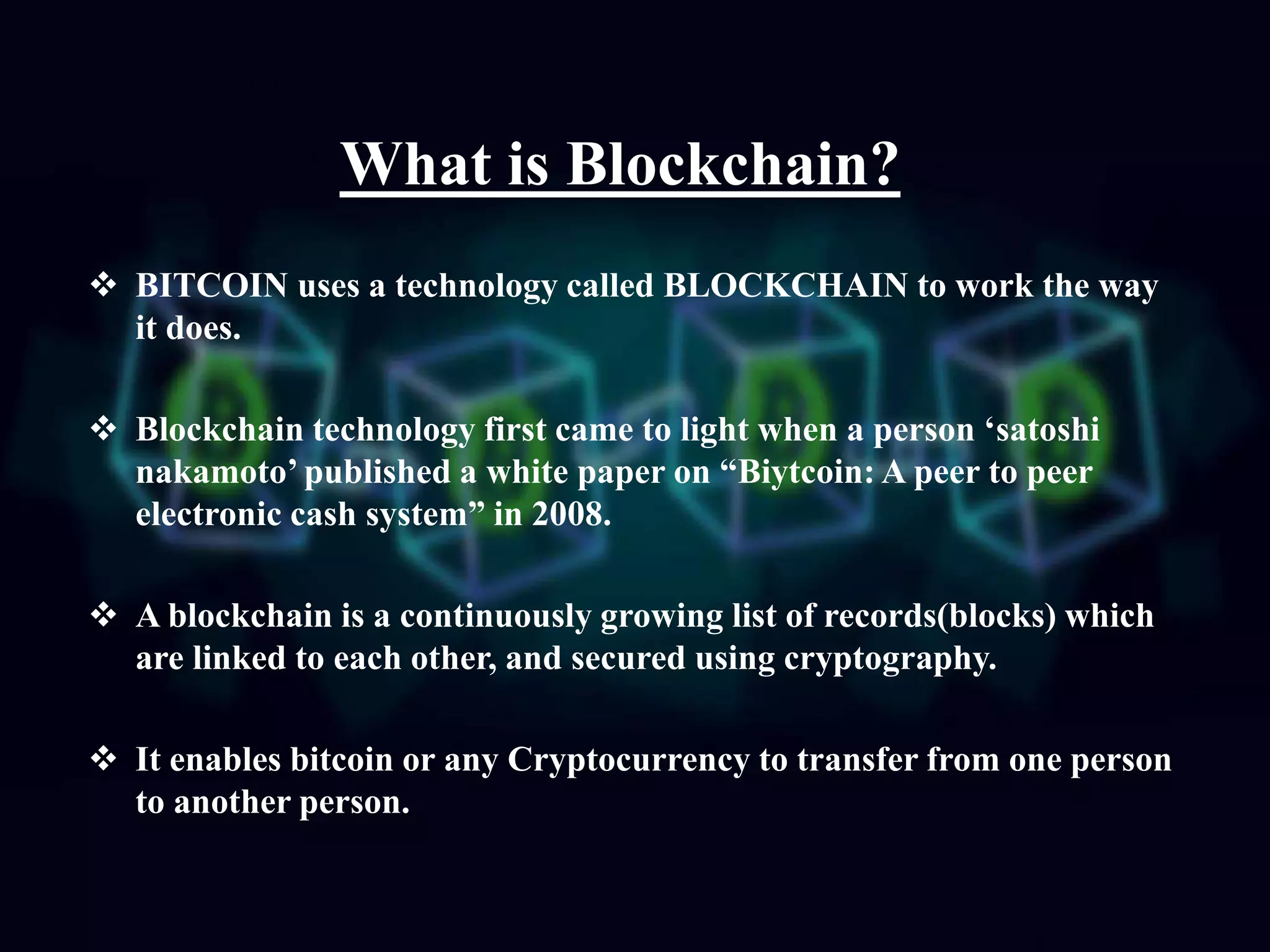 Blockchain Technology | PPTX