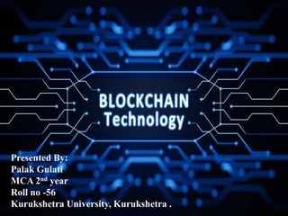 Blockchain Technology | PPTX