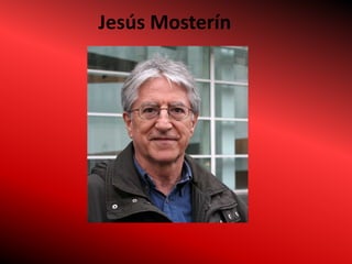 Jesús Mosterín
 
