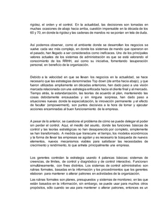 Palancas de control | DOCX