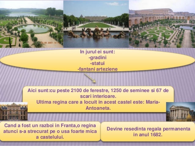 Palatul De La Versailles Proiect