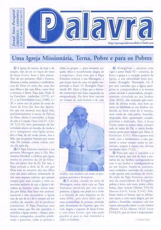 Palavra - Jornal Inter-Paroquial (Outubro 2013)