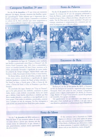 Palavra fevereiro de 2015