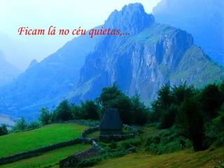 Ficam lá no céu quietas,... 