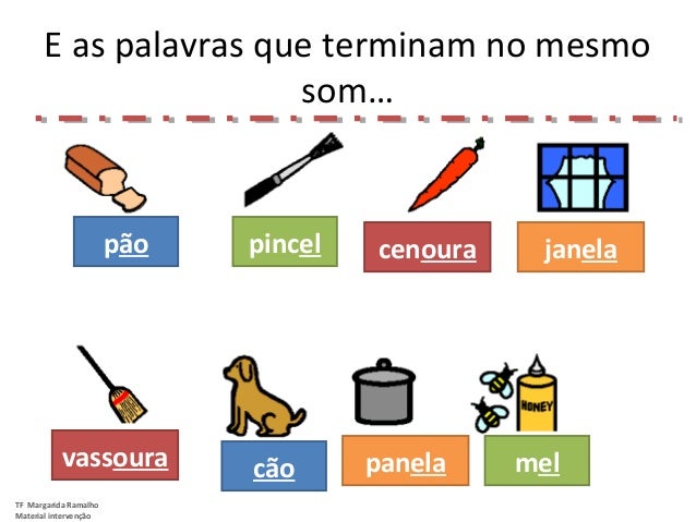 Palavras, letras e sons