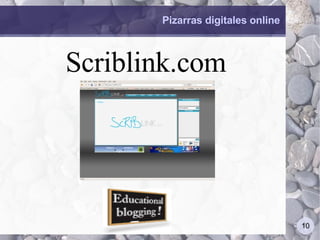 Pizarras digitales online Scriblink.com 