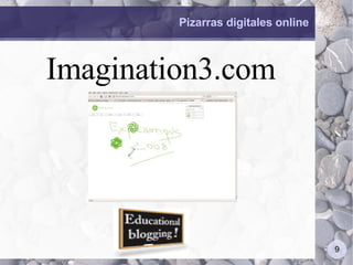 Pizarras digitales online Imagination3.com 