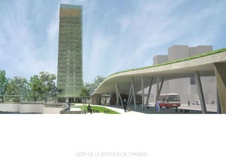 vista de la estación de omnibus
 