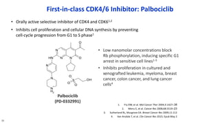 Palbociclib in Metastatic Breast Cancer | PPTX