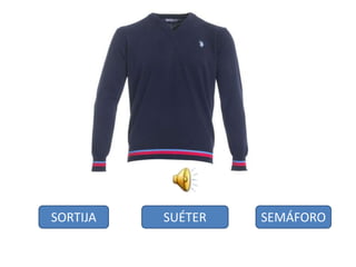 SORTIJA SUÉTER SEMÁFORO
 