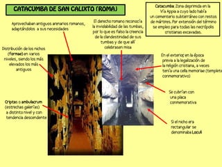 CATACUMBA DE SAN CALIXTO (ROMA)
 
