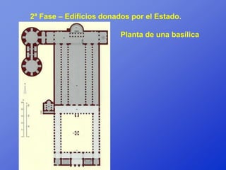 2ª Fase – Edificios donados por el Estado.

                         Planta de una basílica
 