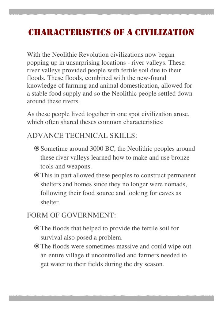 Paleolithic and neolithic