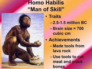 Paleolithic Era to Agricultural Revolution PPT.ppt