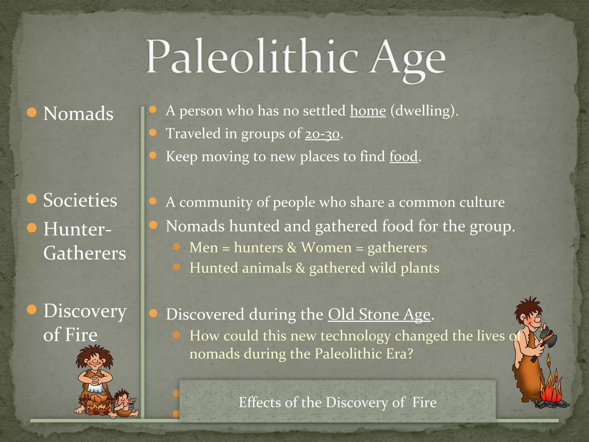 Paleolithic Era vs Neolithic Revolution | PPT