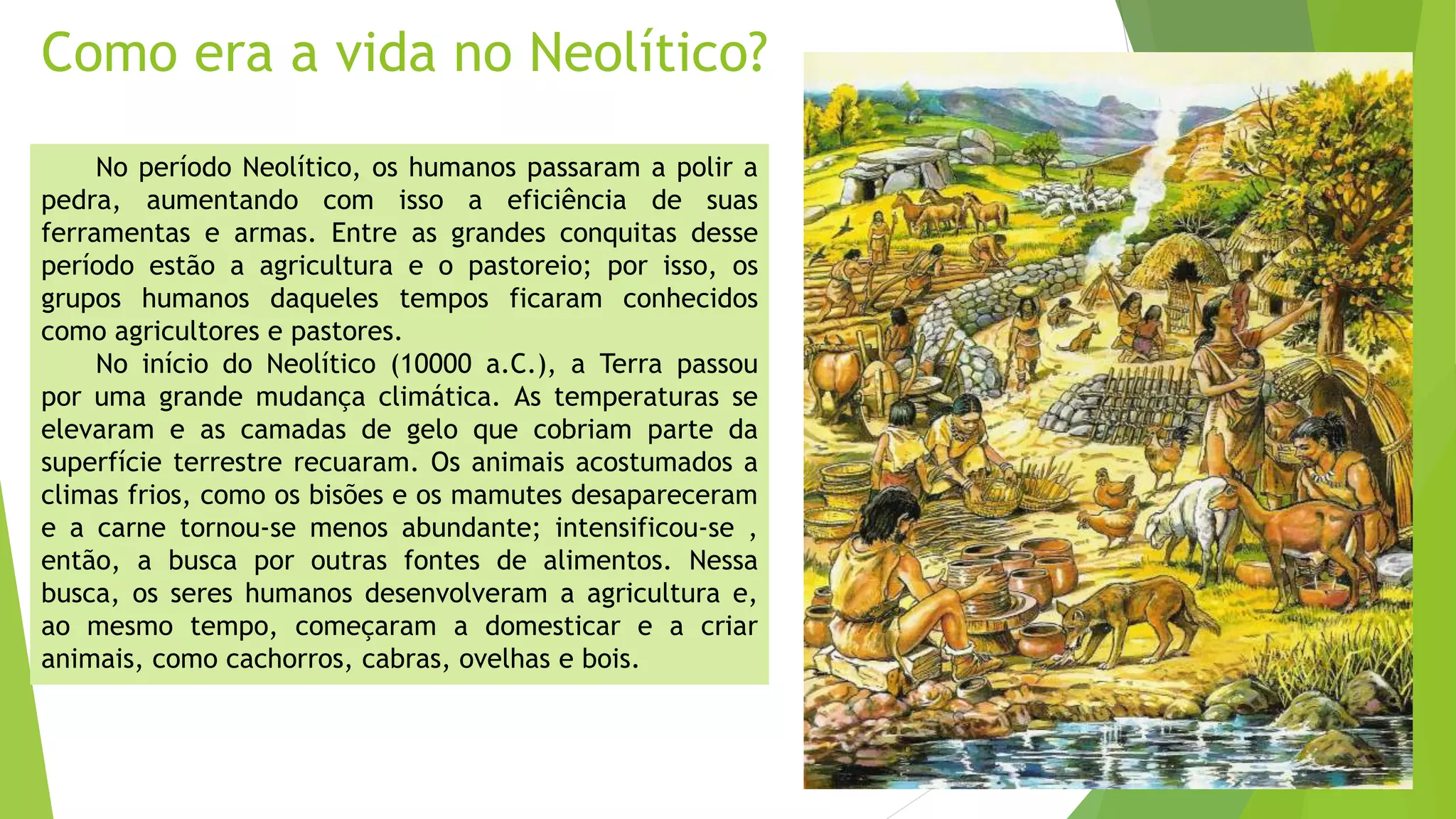 Paleolítico e neolítico | PPTX