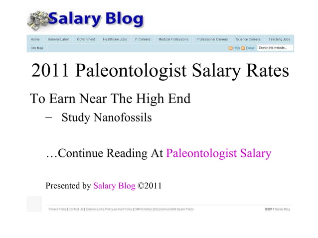 paleontologist-salary