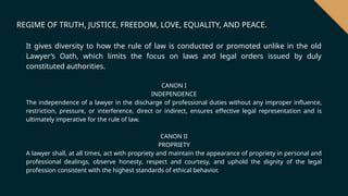 PALE on Lawyer's Oath Meaning and others | PPT
