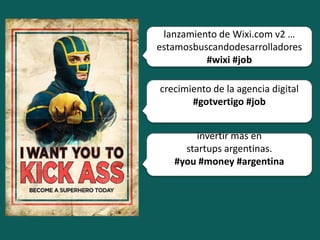 lanzamiento de Wixi.com v2 … estamosbuscandodesarrolladores#wixi #jobcrecimiento de la agencia digital#gotvertigo #jobinvertir mas en startups argentinas.#you #money #argentina