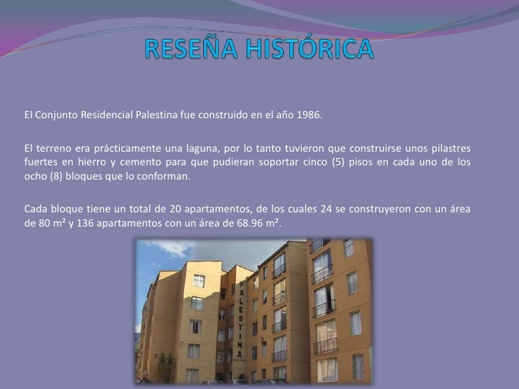 unidad residencial p a l e s t i n a 3 728