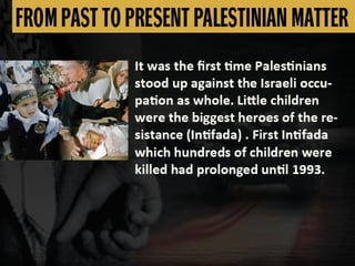 FROM PAST TO PRESENT PALESTINIAN MATTER
