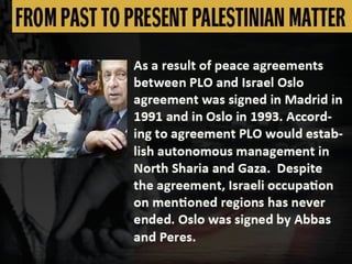 FROM PAST TO PRESENT PALESTINIAN MATTER
