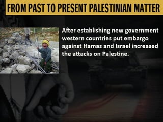 FROM PAST TO PRESENT PALESTINIAN MATTER